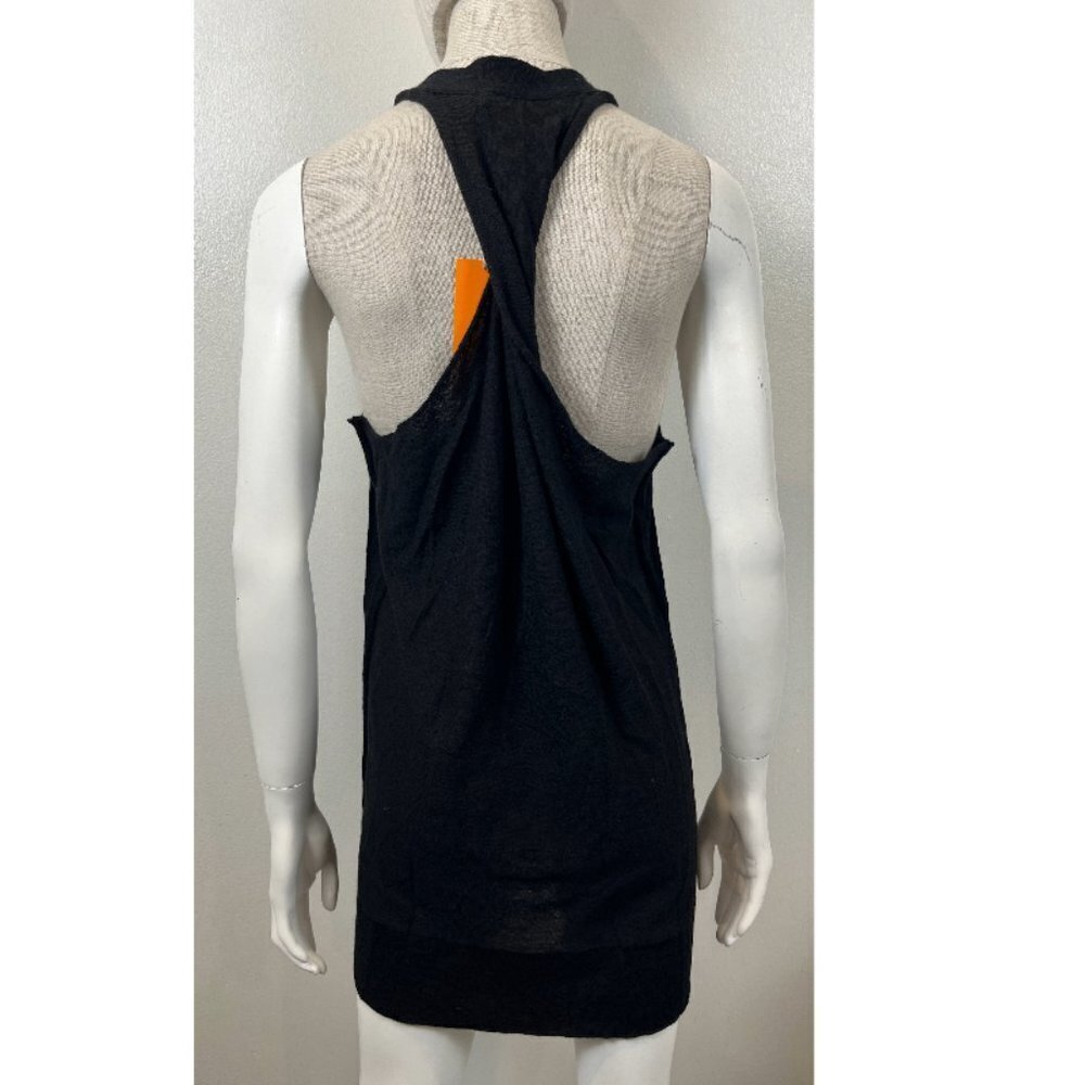 J PARK BLACK CASHMERE LONG VEST S - Picture 5 of 14